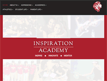Tablet Screenshot of inspirationacademy.com